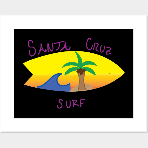 Santa Cruz Surf Wall Art by daniela12